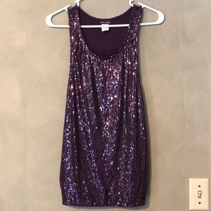 Wet Seal sequin tank top. Size small.